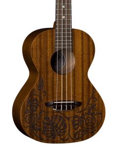 Luna Lizard Mahogany Tenor Ukulele Package
