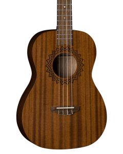 Luna UKE VMB EL Baritone Ukulele w/Preamp. Vintage Mahogany