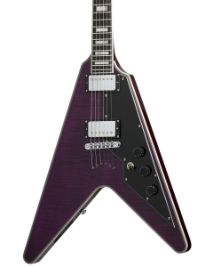 Schecter Guitar Research V-1 Custom Electric Guitar Transparent Purple.  TGF33