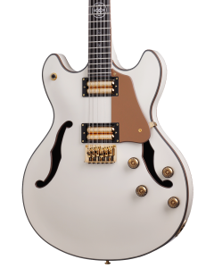Schecter Wayne Hussey Corsair-12 Electric Guitar. Ivory.  TGF33