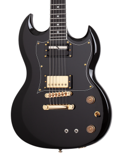 Schecter ZV-H6LLYW66D-S Electric Guitar. Left Handed Gloss Black.  TGF33