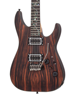 Schecter Guitar Research C-1 Exotic Tremelo Ebony Fingerboard Electric Guitar Natural