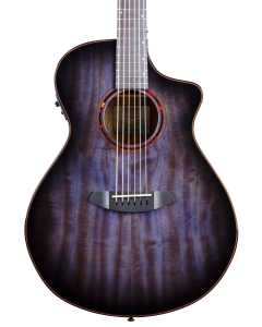 Breedlove Pursuit Exotic S Concert CE Acoustic Electric Guitar. Blackberry Myrtlewood Myrtlewood