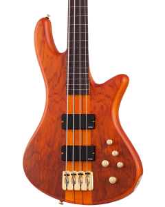 Schecter Stiletto Studio-4 Electric Bass. FL Honey Satin