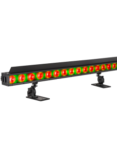 American DJ ELE160 ElectraPix Bar 16 Features sixteen 20-Watt Hex Color LED (RGBAL+UV), Aria X2 wireless DMX / Management System and has a battery life up to 20 hours