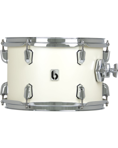 British Drum Co. ENG-10-7-RT-SEW Enigma Series Tom. Satin Olde English White 10" x 7"