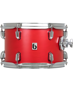 British Drum Co. ENG-10-7-RT-SSC Enigma Series Tom. Satin Scarlett 10" x 7"
