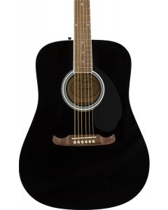 Fender FA-125 Dreadnought Acoustic Guitar. Walnut FB, Black