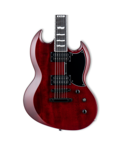 ESP E-II Viper Electric Guitar. See Thru Black Cherry