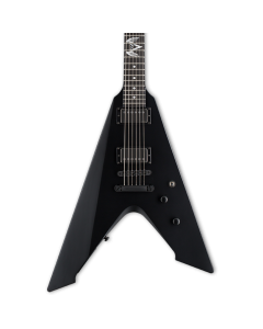 ESP James Hetfield Vulture Electric Guitar. Black Satin