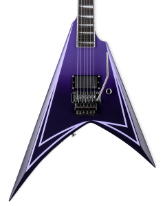 ESP LTD Alexi Hexed Electric Guitar. Left Handed Sawtooth Purple Fade w/Pinstripes