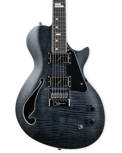 ESP LTD BW-1 Evertune Electric Guitar. See Thru FM