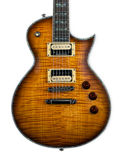 ESP LTD EC-1000FM Electric Guitar (Amber Sunburst)