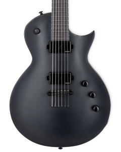 ESP LTD EC-1000 Baritone Electric Guitar. Charcoal Metallic Satin