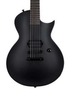 ESP LTD EC Black Metal Electric Guitar. Black Satin