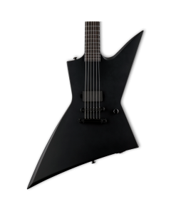 ESP LTD EX Black Metal Electric Guitar. Black Satin EMG
