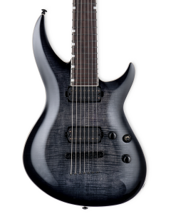 ESP LTD H3-1007 Baritone 7 String Electric Guitar. See Thru Black Sunburst