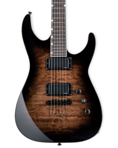 ESP LTD JM-II Electric Guitar. Quilted Maple Black Shadow Burst
