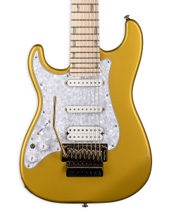 ESP LTD JRV-8FR 8 String Electric Guitar. Left Handed Metallic Gold