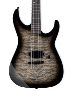 ESP LTD M-1001NT Electric Guitar. Quilted Maple Charcoal Burst