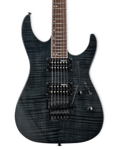 ESP LTD M-200FM Electric Guitar. See Thru Black