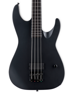 ESP LTD M-4 Black Metal Electric Bass. Black Satin