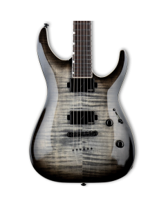 ESP LTD MH-1000NT Electric Guitar. Flame Maple Charcoal Burst