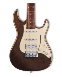 ESP Snapper 7 7 Sting Electric Guitar. Brass Black