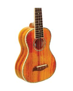 Oscar Schmidt OU5-R Concert Ukulele W/Pre Amp. Natural Koa