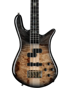 Spector EURO4CSTBLK Euro 4 Custom Electric Bass Natural Black Burst