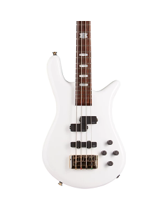 Spector EURO4WHCL Euro 4 Classic Electric Bass. Solid White Gloss