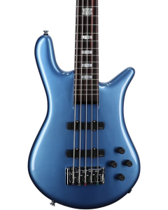 Spector EURO5CLMBL Euro 5 Classic 5 String Electric Bass. Solid Metallic Blue Gloss