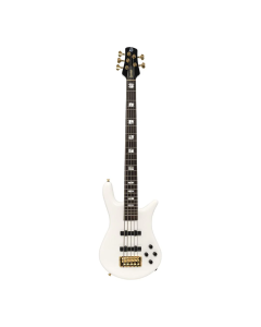 Spector EURO5WHCL Euro 5 Classic 5 String Electric Bass.  Solid White Gloss