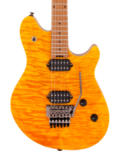 EVH Wolfgang WG Standard Electric Guitar. QM Baked Maple FB, Transparent Amber