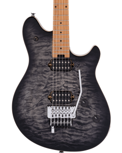 EVH Wolfgang Special QM Electric Guitar. Baked Maple Fingerboard, Charcoal Burst TGF33