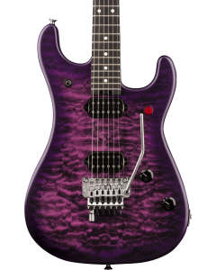 EVH 5150 Series Deluxe QM Electric Guitar Ebony Fingerboard Purple Daze