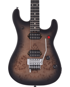 EVH 5150 Series Deluxe Poplar Burl Electric Guitar. Ebony Fingerboard, Black Burst