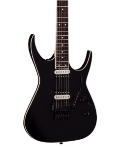 Dean EXILE X Electric Guitar w/ Floyd Rose. Black Satin