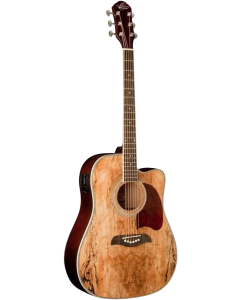 Oscar Schmidt OG2CESM Cutaway Dreadnought Acoustic Guitar. Select Spruce Mahogany