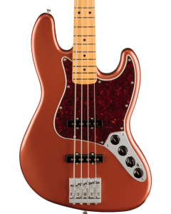 Fender Player Plus Jazz Electric Bass. Maple Fingerboard, Aged Candy Apple Red