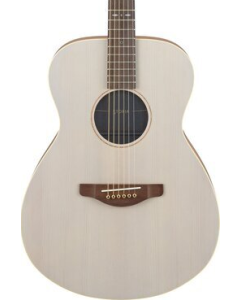 Yamaha Small Body Acoustic Guitar - Solid Spruce Top - Mahogany B/S - Off-White Top Finish - Passive Pickup TGF33