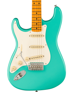 Fender American Vintage II 1957 Stratocaster Electric Guitar. Left-Hand, Maple Fingerboard, Sea Foam Green