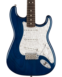 Fender Cory Wong Stratocaster Electric Guitar. Rosewood Fingerboard, Sapphire Blue Transparent