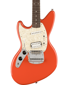 Fender Kurt Cobain Jag-Stang Electric Guitar. Left-Hand, Rosewood Fingerboard, Fiesta Red