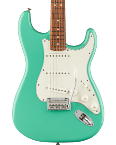 Fender Player Stratocaster Electric Guitar. Pau Ferro Fingerboard, Sea Foam Green