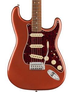 Fender Player Plus Stratocaster Electric Guitar. Pau Ferro Fingerboard, Aged Candy Apple Red