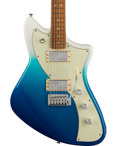 Fender Player Plus Meteora HH Electric Guitar. Pau Ferro Fingerboard, Belair Blue