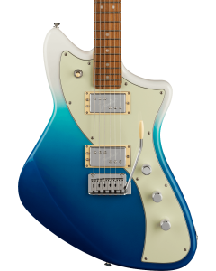 Fender Player Plus Meteora HH Electric Guitar. Pau Ferro Fingerboard, Belair Blue