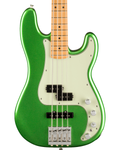 Fender Player Plus Precision Electric Bass. Maple Fingerboard, Cosmic Jade