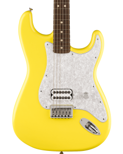 Fender Limited Edition Tom DeLonge Stratocaster Electric Guitar. Rosewood Fingerboard, Graffiti Yellow